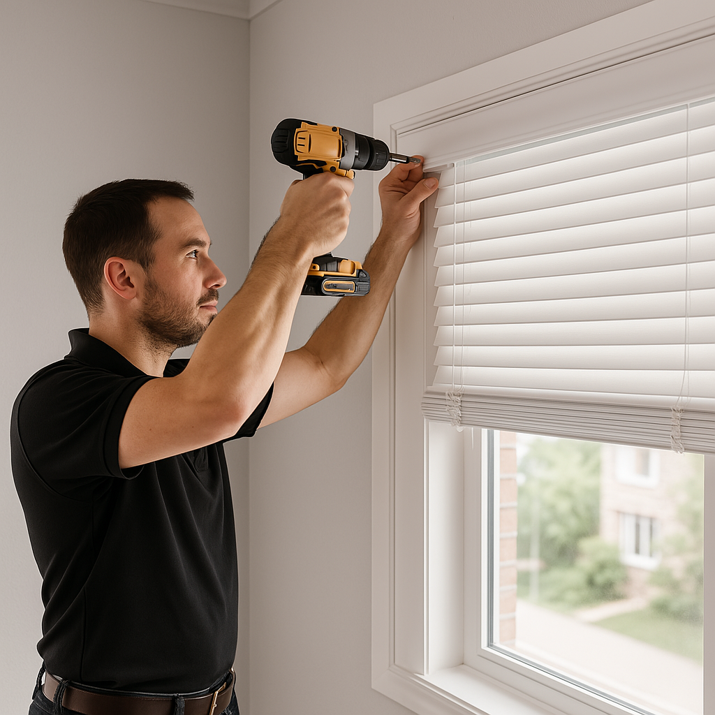 Our Blinds in a Living Room